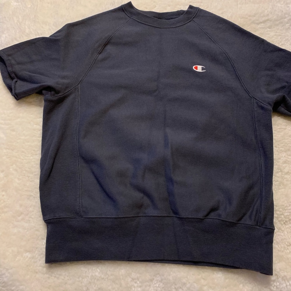 Champion reverse weave short sleeve sweatshirt
